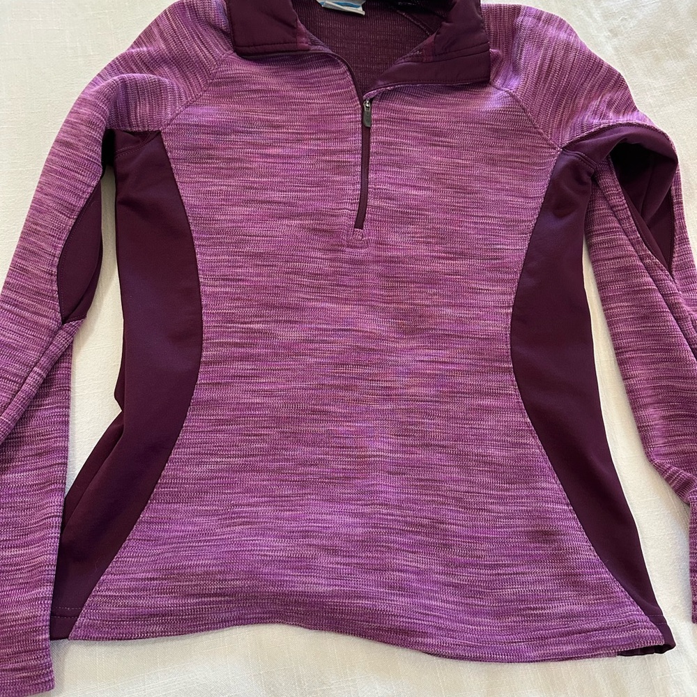Columbia Women's Purple Quarter-Zip Top
